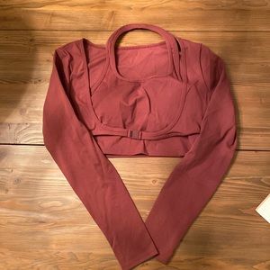 Halara cropped sports top